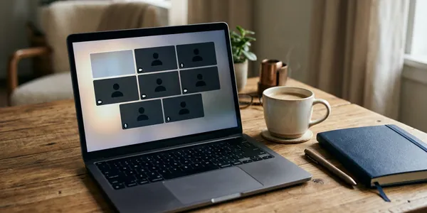 Notebook preparado para consulta por vídeo